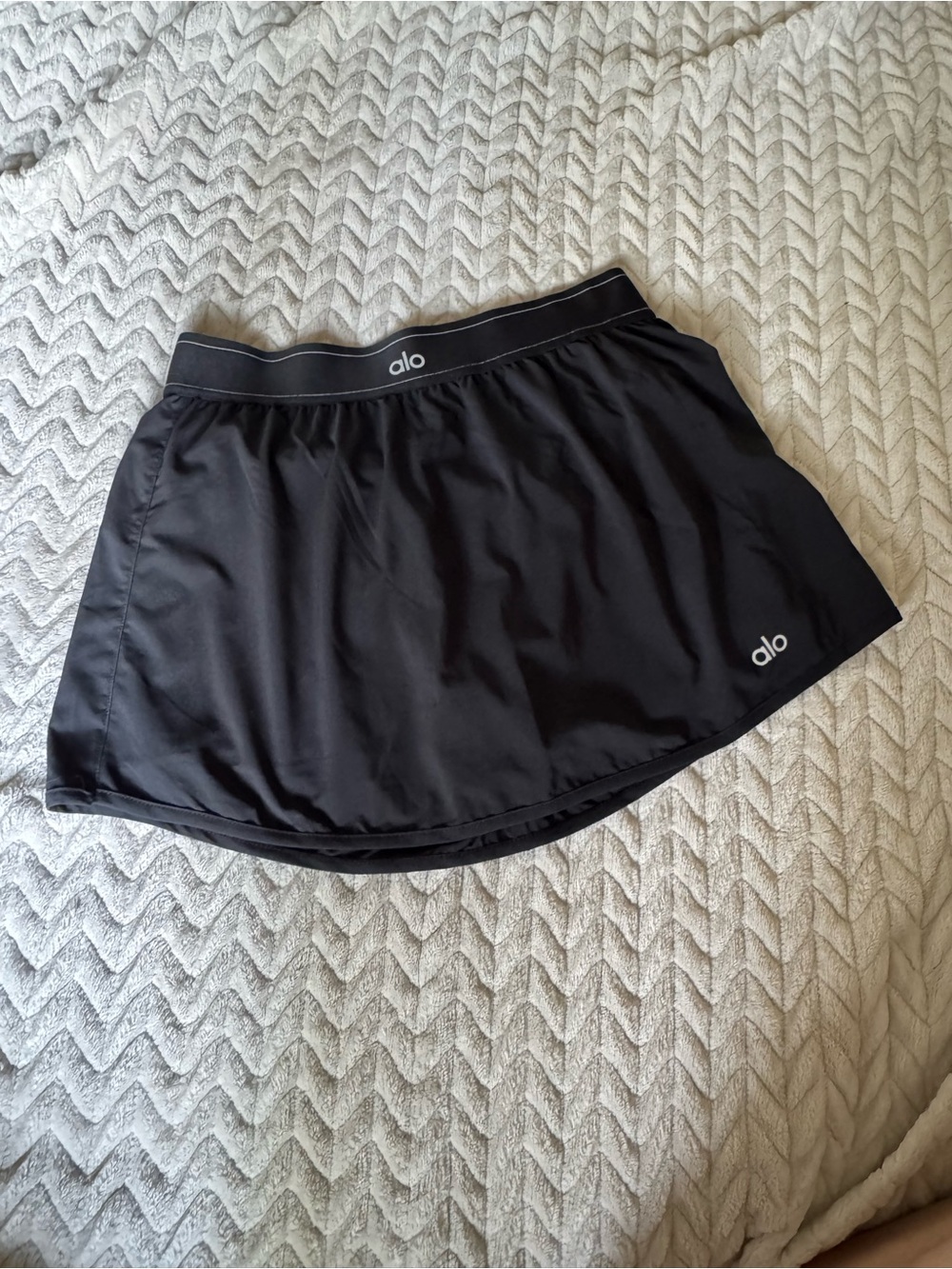 ALO Yoga Black Athletic Skirt